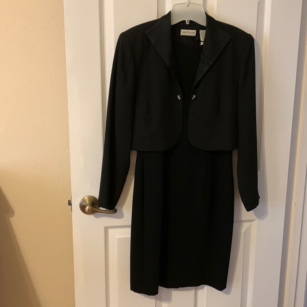 Vintage Ann Taylor little black dress.
